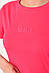 Футболка жіноча рожевого кольору р.44 180290M, фото 4