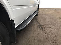 Боковые пороги Duru (2 шт., алюминий) Длинная база для Mercedes Sprinter W901-905 1995-2006 гг