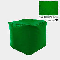 Бескаркасное кресло пуф Кубик Coolki 45x45 Светло-зеленый Оксфорд 600 KC, код: 6719729
