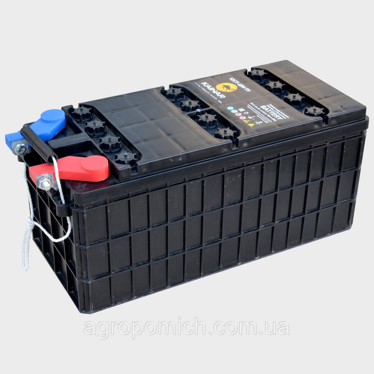 Аккумулятор танковый 12СТ-85П1 АП (-/+) (болт) KAINAR АКБ 574x240x235 ...