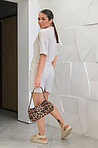 Лляний костюм з шортами "Jade"| Норма і батал| Розпродаж моделі, фото 4