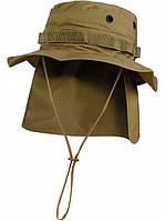 Панама Sturm Mil-Tec British Boonie Hat with Neck Flap R/S Coyote L