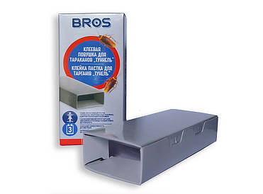 Клейова пастка липучка від тарганів "Тунель" Bros