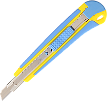 Ніж канцелярський (9мм, з гумовими вставками) Buromax BM.4601
