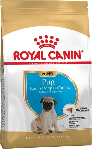 Сухий корм для собак Royal Canin Pug Puppy для цуценят мопсів 1.5 кг, фото 1