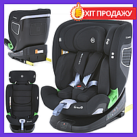 Автокресло El Camino с рождения система изофикс isofix группа 0 1 2 3 ME 1146 i-STAND Royal Black