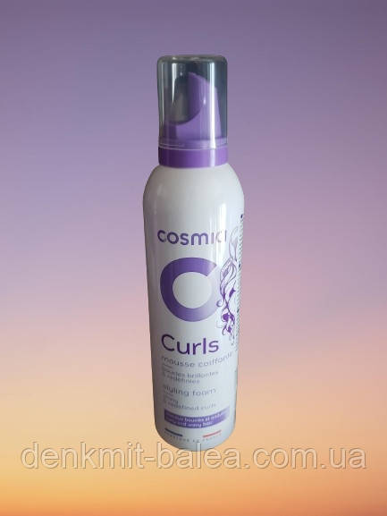 Пінка для хвилястого та кучерявого волосся Cosmia Curls mousse coiffante Styling foam 250 мл