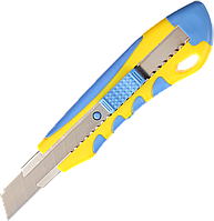 Ніж канцелярський (18мм, з гумовими вставками) Buromax BM.4618