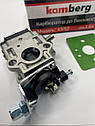 Карбюратор з великим отвором для мотокоси 40/44 kamberg (Anaba), фото 2