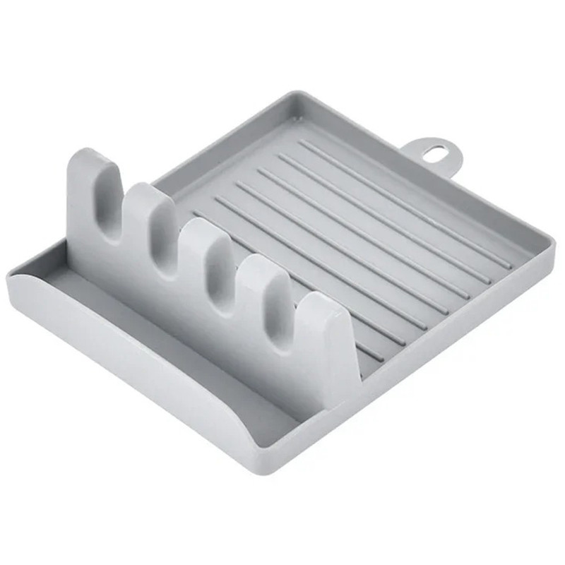 Підставка органайзер для кухонних приладів, стійка тримач для ложки вилки кришки 13x14 см