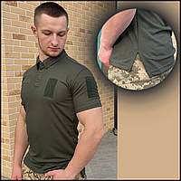 Футболка для военных cool pass , мужские футболки хаки тактические однотонные, для военнослужащих BaGr