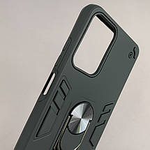 Чохол для Motorola Moto G24 протиударний з кільцем чохол на телефон моторола мото г24 чорний q4l, фото 3