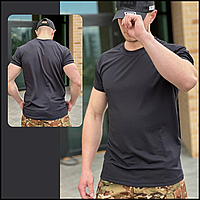 Армейская футболка черная всу милитари coolmax для нгу, летние футболки военные тактические BaGr