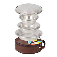 Набор тарелок CLS-201 для кемпинга 16 предметов набор для барбекю со столовыми приборами