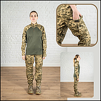 Комплект убакс и штаны пиксель, рубашка и брюки военный костюм, форма брюки пиксель gear