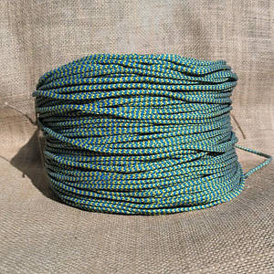 Шнур поліпропіленовий (плетений) 3 мм — 200 метрів жовто-блакитний