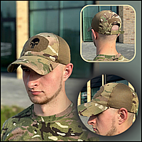 Армейская бейсболка каратель the punisher тактическая военная всу, полевые тактические головные уборы gear