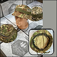 Армейская панамка камуфляжная, панама пиксель со шнуром полевая тактическая рип-стоп, панама армия gear
