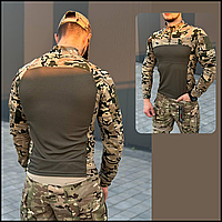 Штурмовая тактическая рубашка ubacs мультикам для военнослужащих, боевая рубаха убакс gear