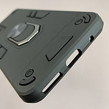 Чохол для Motorola Moto G14 протиударний з кільцем чохол на телефон моторола мото г14 чорний q4l, фото 4