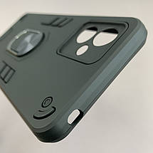 Чохол для Motorola Moto G14 протиударний з кільцем чохол на телефон моторола мото г14 чорний q4l, фото 5