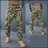 Армейские штаны весенние рип-стоп мультикам, брюки тактические камуфляжные штаны esdy мультикам gear