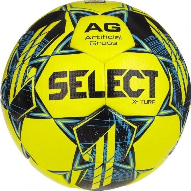 М'яч футбольний Select X-TURF v23 жовто-синій Уні 5 086417-021 оригінал