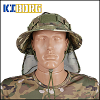 Военная панама мультикам качественная с сеткой, бейсболка мужская и камуфляжная панама головной убор gear