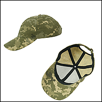 Бойова військова кепка камуфляж короткий козирок піксельна бейзболка, літня кепка польова gear