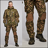Боевые хищник штаны с наколенниками рип-стоп камуфляж тактические летние, военные брюки ветрозащитные gear