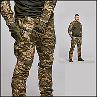 Качественные брюки рип-стоп камуфляжные пиксельные, тактические водоотталкивающие штаны gear