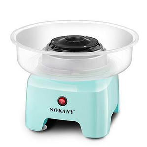 Апарат для приготування солодкої вати Sokany SK-520 500 Вт настільний м'ятний