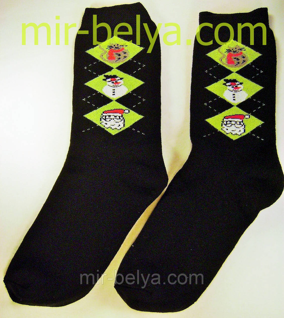 Чоловічі шкарпетки на новорічні подарунок махрові, фото 1