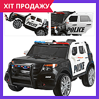 Детский электромобиль полицейская машина джип M 3259EBLR-1-2