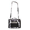 Сумка переноска для гризунів котів собак 33x24x23 см CosmoPet CP-48 (M) Black-White, фото 6