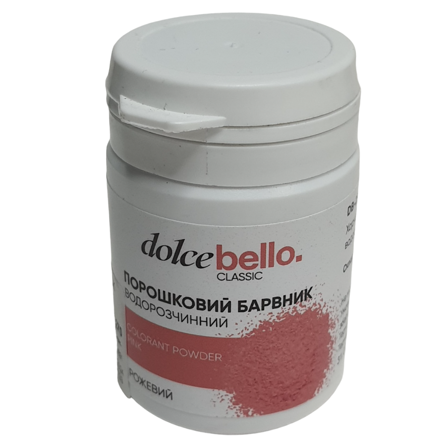 Порошковий водорозчинний барвник Dolce Bello. Рожевий. 2г, фото 1