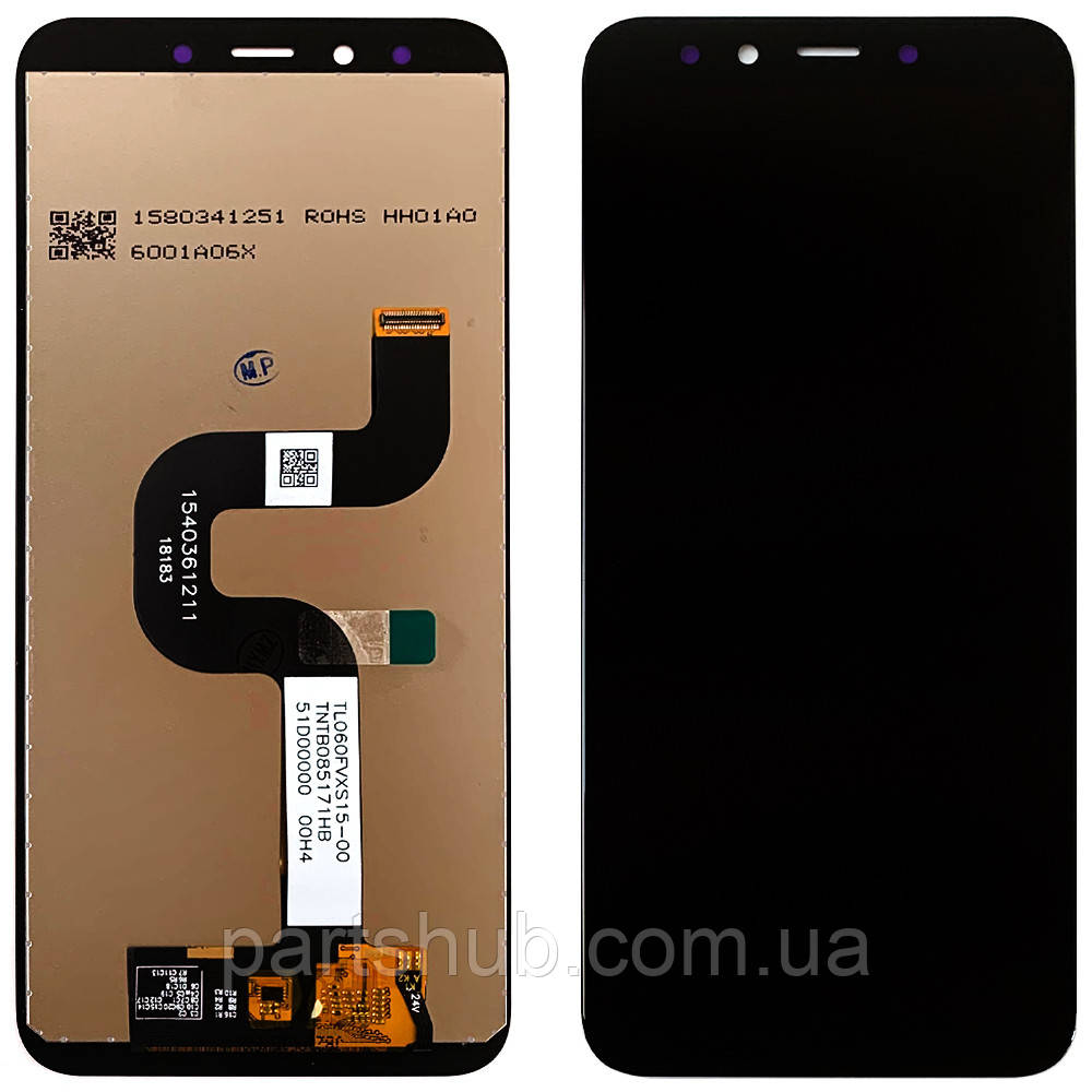 Дисплей (екран) Xiaomi MI A2, MI 6X M1804d2SG з тачскріном (чорний оригінал Китай)