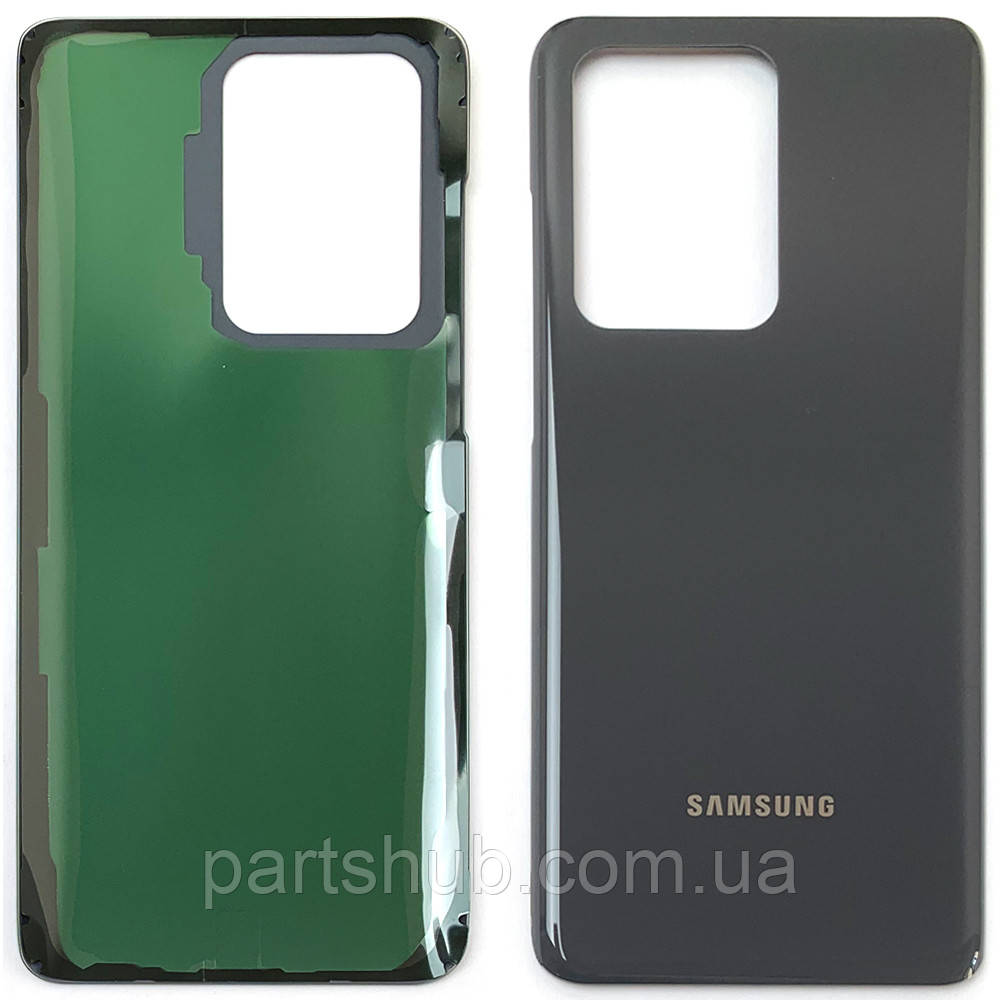 Задня кришка Samsung Galaxy S20 Ultra G988F (сіра оригінал Китай), фото 1