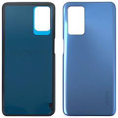 Задня кришка Oppo A16, Oppo A16s блакитна оригінал Китай