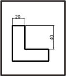 Куточок пакувальний 60x50x1000 мм пінопластовий ПСБ-35, фото 3