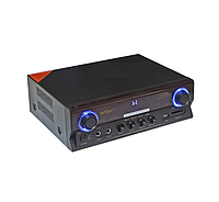 Підсилювач звуку Караоке 2-канальний Bluetooth+FM+SD+USB  100W Konzert KCS-202Black