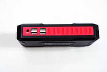 Портативний пуско зарядний пристрій для автомобіля 20000 mah 4USB Ліхтар Car jump starter, фото 3