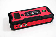 Портативний пуско зарядний пристрій для автомобіля 20000 mah 4USB Ліхтар Car jump starter, фото 6