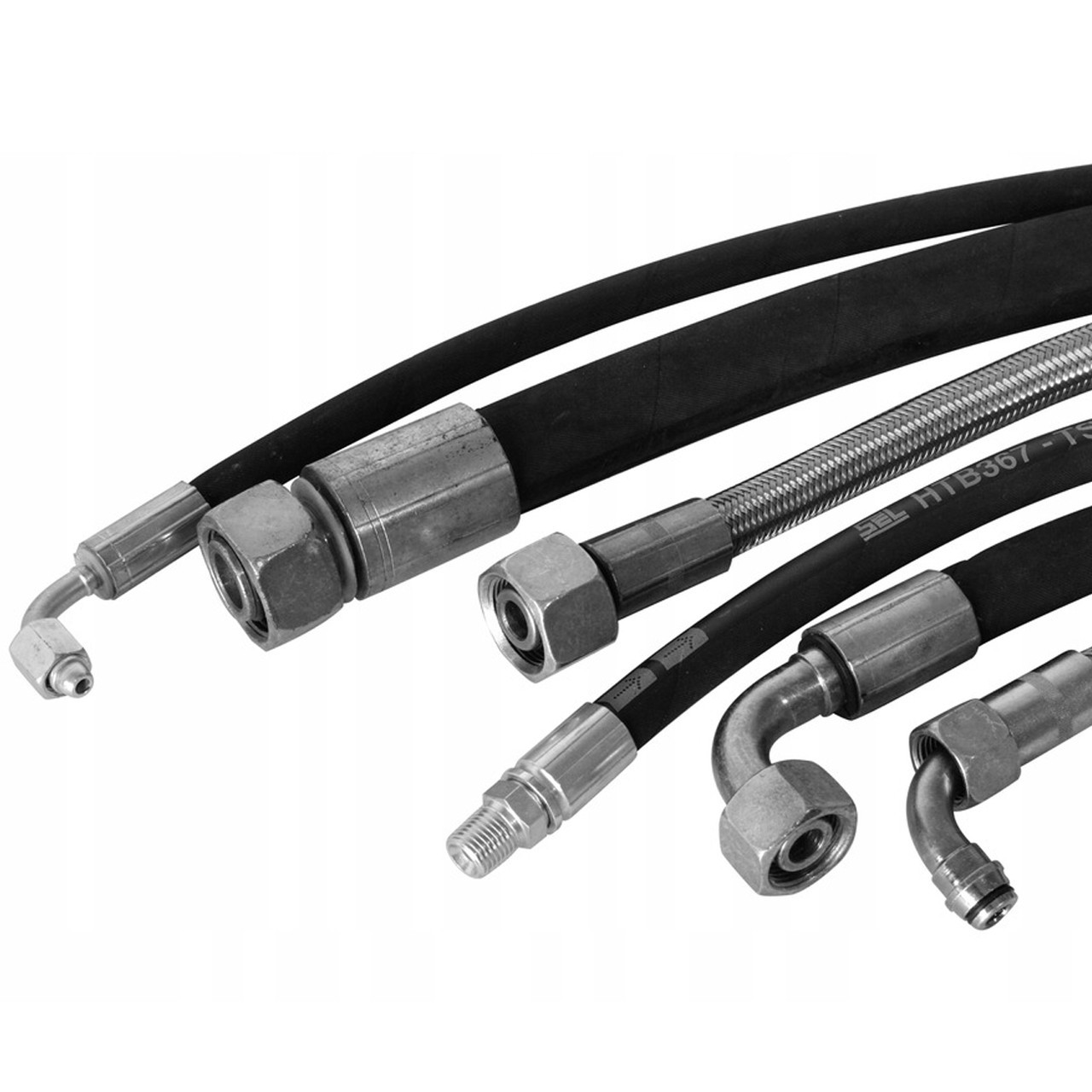 Рукава високого тиску 3/4 (1,7 м) прямо папа 1" - кут мама 3/4" (назовні), фото 1