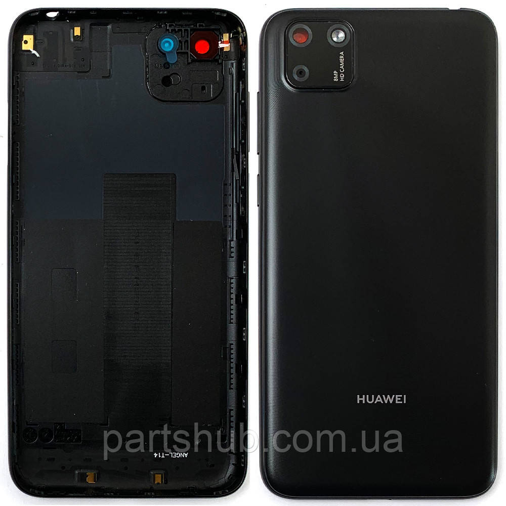 Задня кришка Huawei Y5p 2020 DRA-LX9 (чорна оригінал Китай)