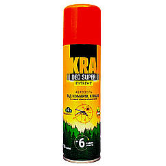 Аерозоль від комарів та кліщів KRA Deo Super Extreme 150 мл