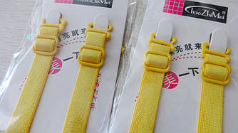 Бретелі для бюстгальтера 1 см жовті