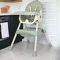 Стільчик для годування Bambi M 4136-2 Olive Оливковий