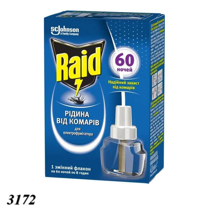 Рідина для фумігатора Raid 60 ночей, фото 1