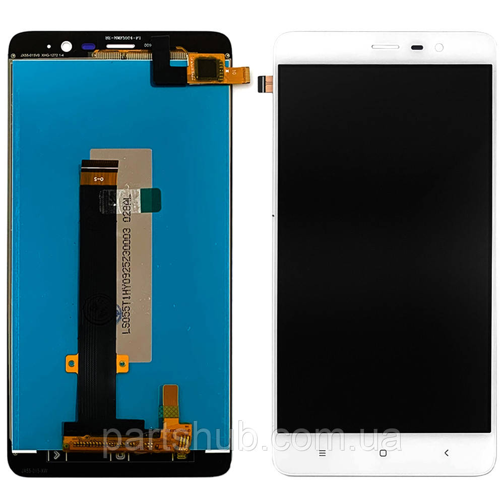 Дисплей (екран) Xiaomi Redmi Note 3/Pro з тачскріном (білий оригінал Китай), фото 1